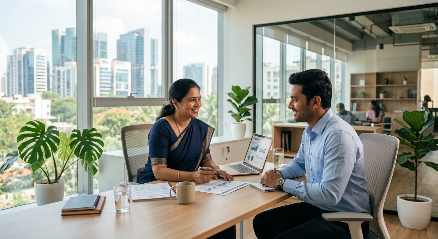 TaxVerse advisor with client